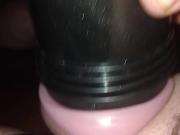 New Fleshlight play in my tight shorts