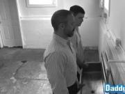 Hunky man Dirk Caber anal fucked by cop in toilet