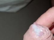 Cum dripping Cock