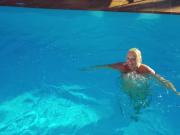 Lisa in the pool 1