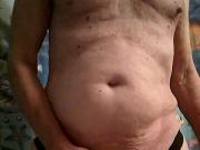 Masturbation in satin