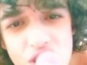 twink sucking a big cock