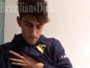 handsome br jerking
