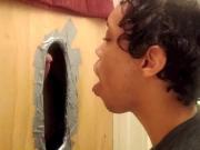 Teen sucks again at the Glory Hole