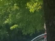 Quick old man suck out in open
