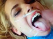 Blonde fuck & cum on face