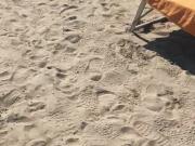 Horny Italian beach boobs