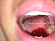 Mouth Fetish - Justin Eats Gummy Bears Video 2