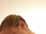 Blonde throating