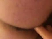 guy fucks dildo