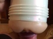 playing with my fleshlight