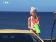 hot sexy girls and cars in 4k