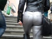 TIGHT SILVER JEANS PAWG