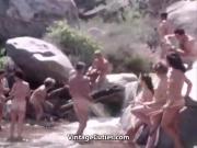 Nudist Families Trip to the Mountains 1960s Vintage