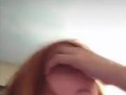 belle jeine rousse en cam