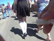 Pleated mini skirt teen