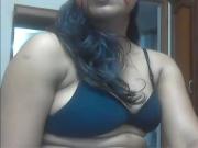 Desi MILF just loves to flash on webcam