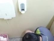 toilet spycam asian jerk off and cum 3