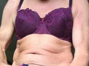 3 Bra wank and cum