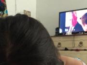 Girl sucks dick