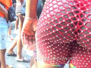 SLIM BEAUTY NICE TIGHT AZZ IN THONG! PRIDE FEST