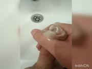 young Russian boy cums violently cum