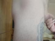 She gives a deep blowjob and gets a mouthful of cum 2