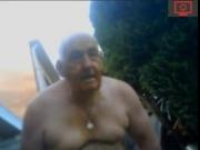 grandpa in the yard