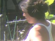 Spying neighbors downblouse