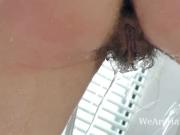 Efina strips naked before enjoying a nice shower