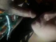 Wife brenda giving me a blowjob