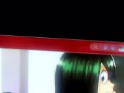 Cum Tribute - Tsuyu and Uraraka MHA