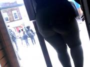 Phat ass pound donk candid gray tights