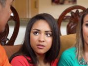 Teen ebony stepdaughter