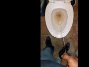 Just feeling naughty and taking a piss