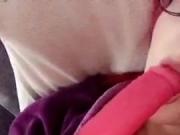 Dildo sucking