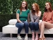 3 Redheads And One Lucky Ass Guy