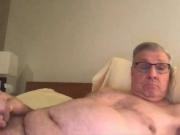 Daddy cums on cam