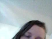 Dirty slut sucks a big cock