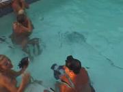 Filming Underwater 3some!