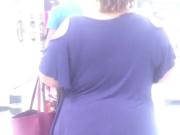 Big BBW in see-thru dress 4 - slo motion clip