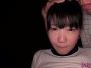 Japanese petite pussyfucked before cumshot