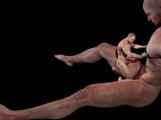 Sex with a giant naked man
