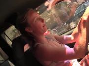 Yanks Babe Aden Rose Cums In The Car