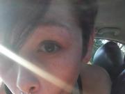 Holly sucks dick in car