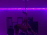 Joanna ''JoJo'' Levesque pole dancing