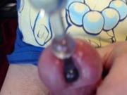 Big Blue Beads -up close