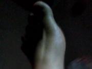 Wifes Feet in air while fucked.