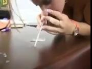 Snorting cum