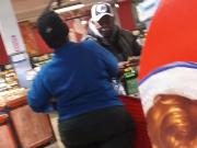 Big booty Granny ShopRite worker in jeans